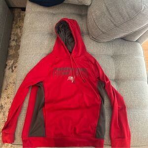 Red Buccaneers Men's Hoodie